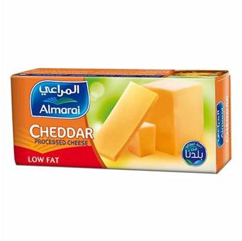 Almarai Cheddar Processed Cheese Low Fat - 454 g