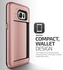 Verus Galaxy S7 Wallet Case Card Slot Damda Clip Rose Gold
