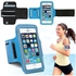 Protective Case Cover For Apple iPhone 6 With Arm Band Strap Sky Blue/Black