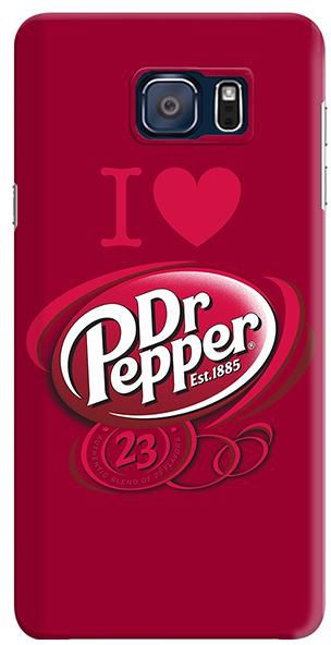 Stylizedd Samsung Galaxy S6 Edge Plus Premium Slim Snap Case Cover Matte Finish - I love Dr Pepper