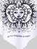 Plus Size Ruffled Overlay Sun Moon Print Tankini Swimsuit - 5x