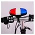 Practical Bicycle Bike Police Front Light Warning Siren Cycling Electric Horn Bell With 6 LED