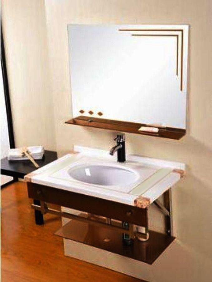 San George Design Glass Basin Bathroom Unit