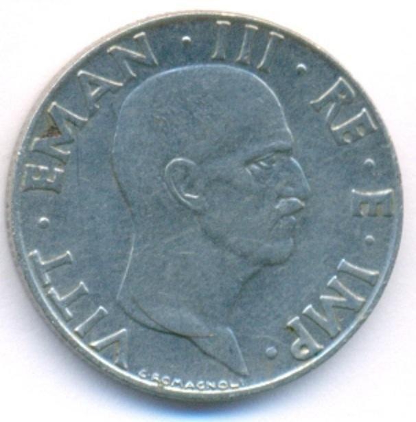italian kingdom 50 centvittorio emanuele III 1940