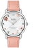 Coach Women's Delancey Charm Leather Watch 14502799 (Pink Dial)
