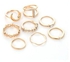 8-Piece Elegant Design Ring Set