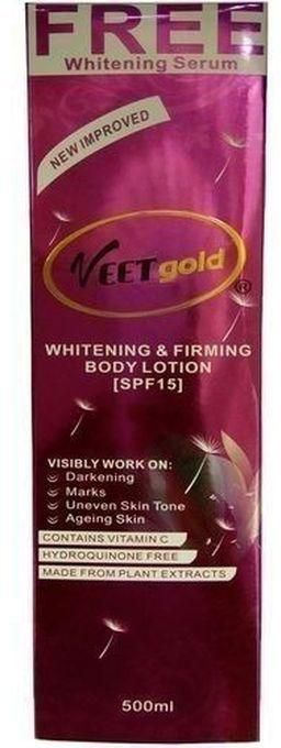 VEET GOLD Whitening & Fairming Body Lotion-500ml