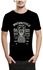 Ibrand H112 Unisex Printed T-Shirt - Black, 2 X Large