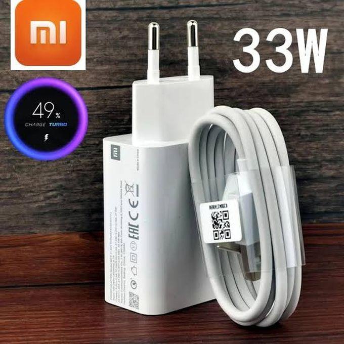 XIAOMI 33W Super Fast Charger For Redmi Note 11T 5G - White