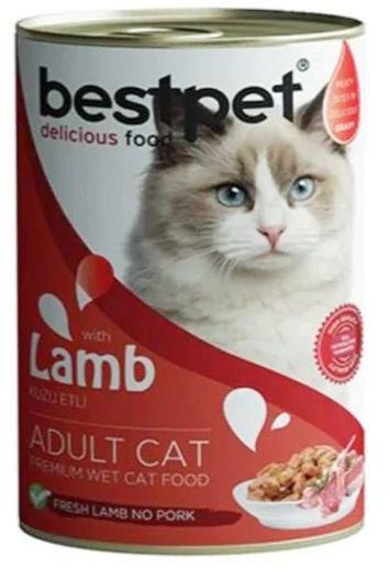 Bestpets Bestpet Adult Cat Wet Food Cans 400 G - Lamb