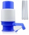 Hand Press Water Dispenser Manual Pump-White And Blue