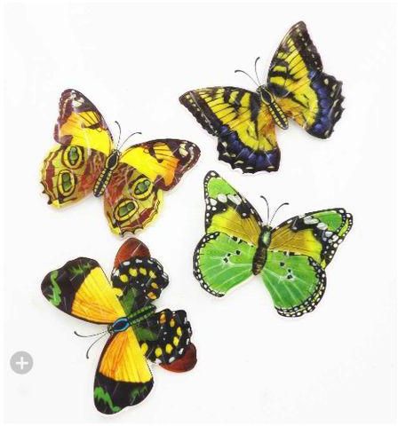 Generic 4PCS Butterfly Wall Stickers
