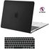 Ntech MacBook Air 13 Inch Case 2020 2019 2018 Release A2337 M1 A2179 A1932, Hard Case Shell Cover for MacBook Air 13-inch Model A2179 A1932 with Keyboard Skin Cover –Black