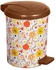 Get El Helal & Star Plastic Trash Bin, 5 liter - brown with best offers | Raneen.com