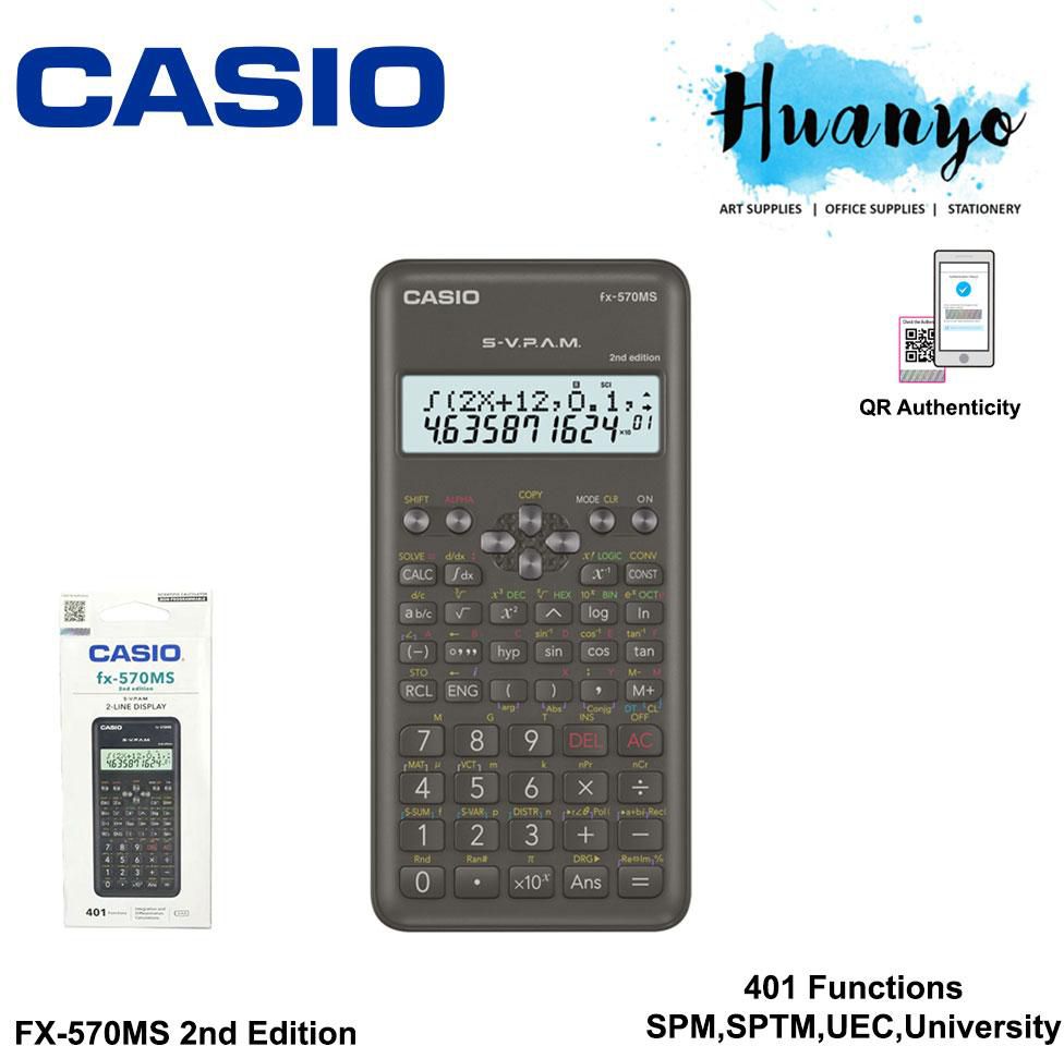 Casio Scientific Calculator FX-570MS 2 (2nd Second Edition)