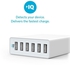 Anker PowerPort 6 (60W 6-Port USB Charging Hub) Multi-Port USB Charger for Smart Devices