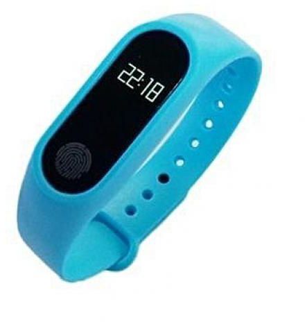 Fashion Professional M2 Smart Wristband Fitness Heart Rate Monitor Smart Bracelet Watch - Blue