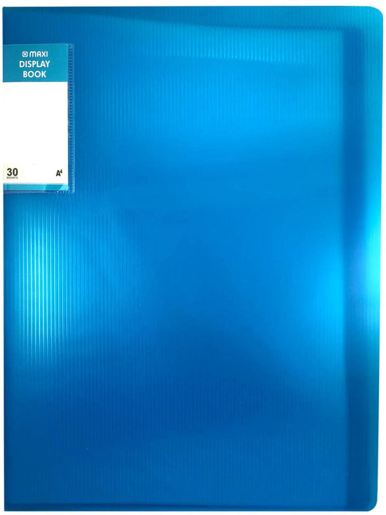 Maxi Colour 30 Pocket Display File Book