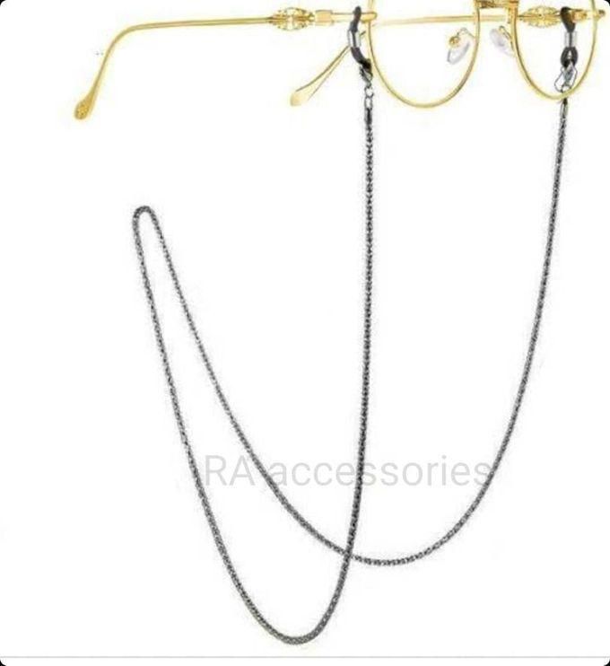 RA accessories Women Eyeglasses Chain - Black Chain