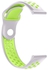 Silicone Dotted Replacement Band For Honor Magic Watch 2 46mm White/Green