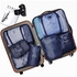 SKEIDO Travel Insert Handbag Organizer 7 pieces Portable Luggage Organizer Travel Organizer Bags Suitcase Packing Set