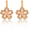 Mysmar Yellow Gold Plated Flower Necklace Set [MM314]