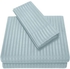 Generic 4pcs Fashion Embossed Cloth Fiber Bedding Set VA0015K - Light Blue