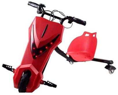 limodo 3-Wheel Drifting Electric Power Scooter - Red