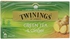 Twinings green tea and ginger 25 bags &times; 1.6 g