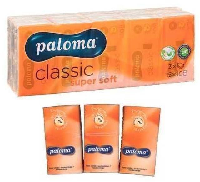Paloma 10 X 10 Pack -Paloma Pocket Classic Soft Facial Tissue-Wipes