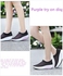 Spring And Summer Air Permeable Rocking Shoes New Thick Bottom Breathable Sports Leisure Surface With Muffin purple