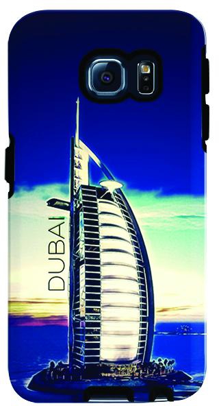 Stylizedd Samsung Galaxy S6 Edge Premium Dual Layer Tough Case Cover Matte Finish - Burj Al Arab - Dubai
