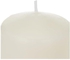 IKEA HEMSJO - Unscented Block Candle, White / 4 Pack - 8 cm