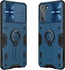 Nillkin Nillkin camshield armor case with dazzling metal camera cover for samsung galaxy s21 plus - blue