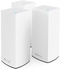 Linksys Atlas Pro 6 Velop Dual Band Whole Home Mesh Wifi 6 System Ax5400 Wifi Router, Extender, Booster With Up To 8100 Sq Ft Coverage, 4X Faster Speed For 90+ Devices 3 Pack, White, MX5503-ME