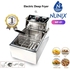 Nunix Electric Deep Fryer Machine - 6L-2500W Silver