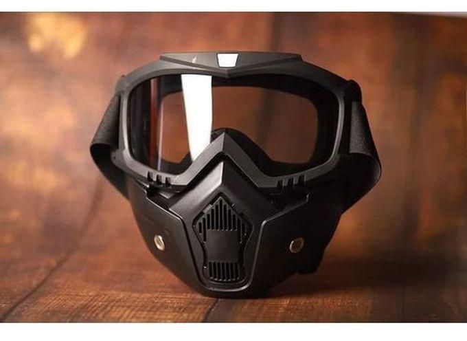 Shark Motorcycle Helmet Mask - Black