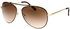 Kenneth Cole Reaction Aviator Women's Sunglasses, KENNETHCSUN-KCR1226-O33F