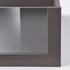 KOMPLEMENT Drawer with glass front - dark grey 75x58 cm