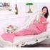 Scaly Knitted Mermaid Tail Blanket - Adult Size - Pink