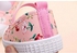 Baby Fashion Sneaker Floral Child Girls Toddler Casual Canvas Shoes- Pink