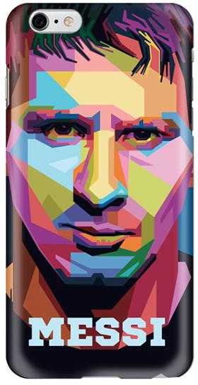 Stylizedd Apple iPhone 6/ 6S Plus Premium Slim Snap case cover Gloss Finish - Poly Messi