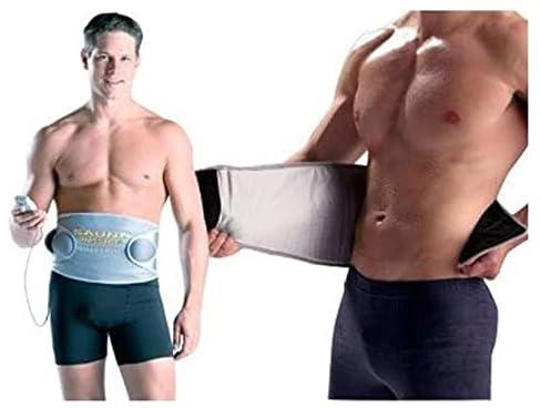 B TRAINER Slimming Belt Massager Weight Loss Belt Burning Fat Lose Weight sauna Belt Waist Trainer- Massage Waist Exerciser Rejection Fat Waist Massager for Men & Women