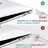 B BELK Compatible with MacBook Air 13 inch Case M1 2020 2019 2018 (Model: A2337 A2179 A1932), MacBook Air 2020 Case (Touch ID) Laptop Plastic Hard Shell + 2 Keyboard Covers + Screen Protector, Clear