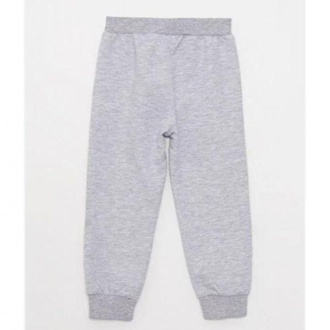 Boys' Plain Sports Pants - Light Gray