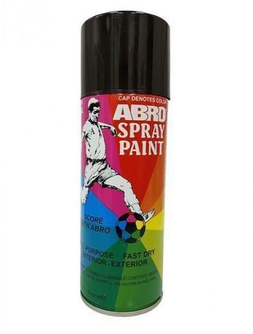 Abro Aerosol Spray Paint Black X 3pcs
