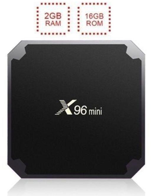 X96 Mini - 2GB RAM - 16GB ROM - Android 7.1 - KODI 17.3 - Quad Core - Black