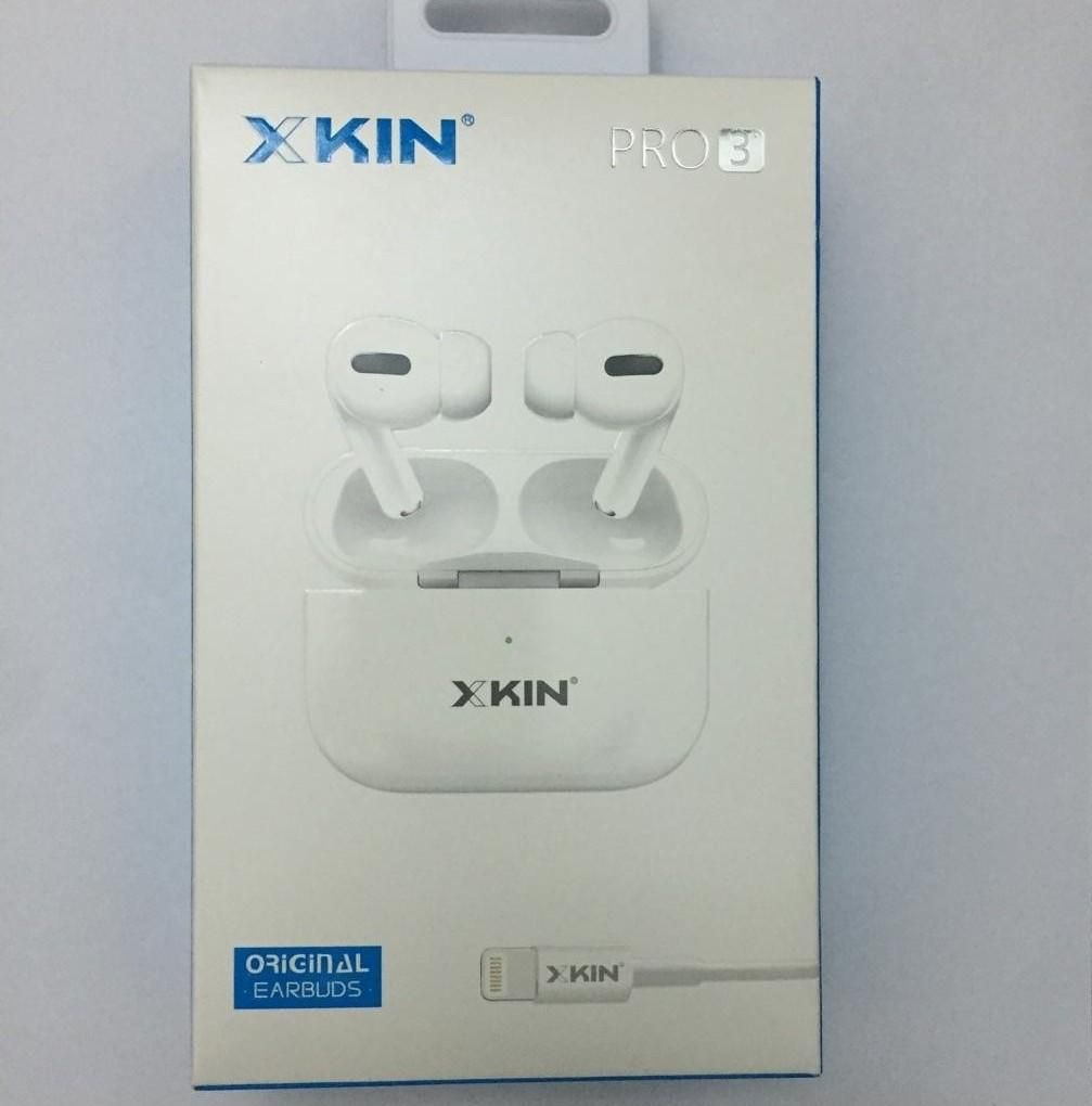 XKIN Earbuds-PRO3 Airpods With Wireless Charging Case - White | XK-TWS05