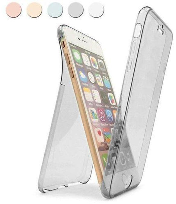 For IPhone 8plus Front And Back TPU Casing Transparent Shockproof Case Cover