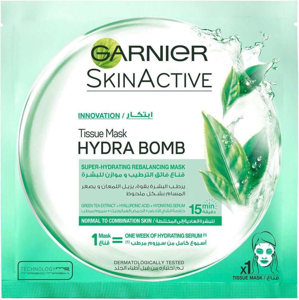 Garnier Green Tea Hydrating Face Tissue Mask for Normal to Oily skin